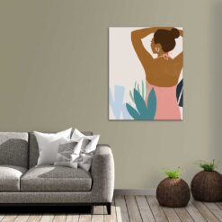 Canvas Femme Moderne